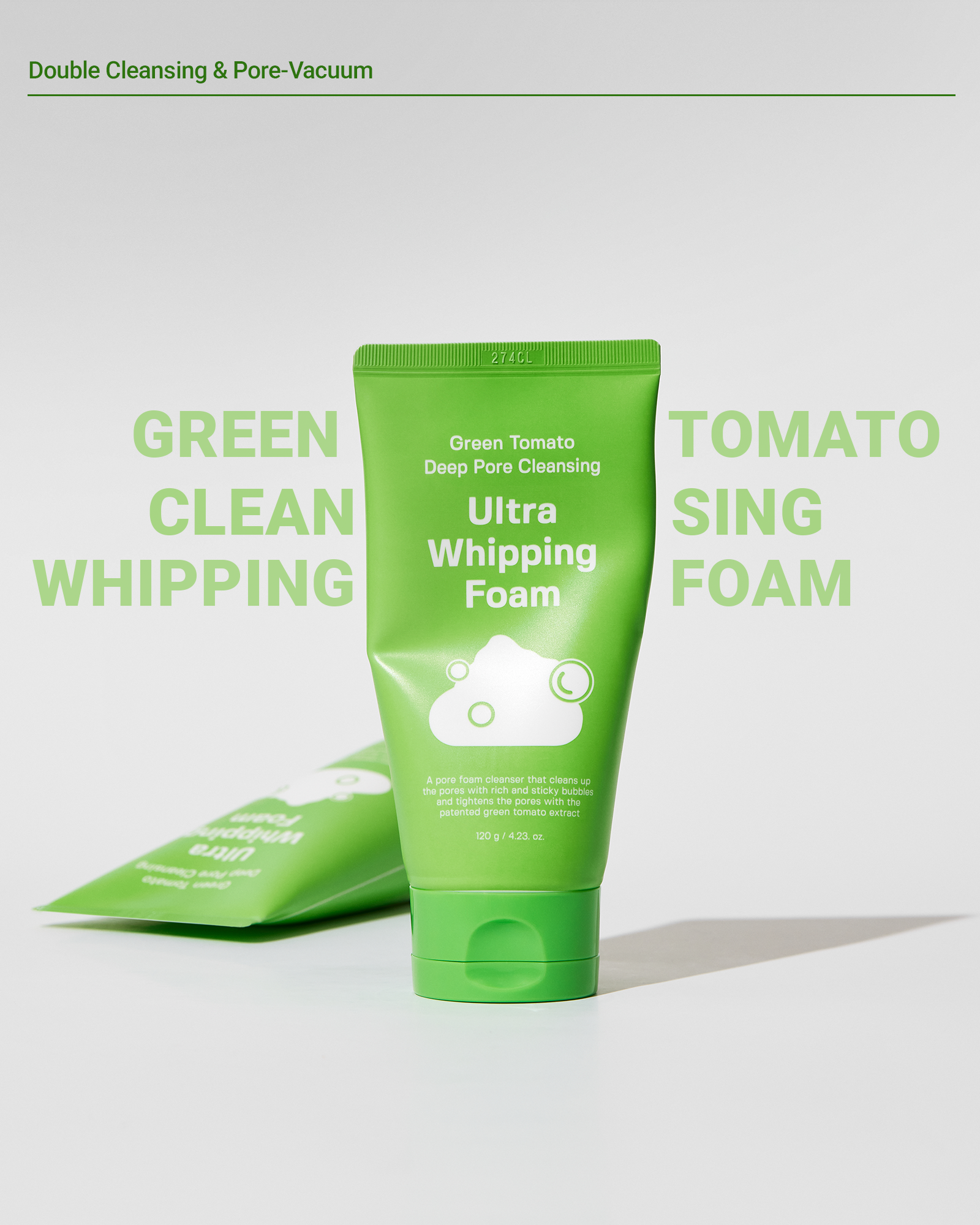 Green Tomato Deep Pore Cleansing Ultra Whipping Foam