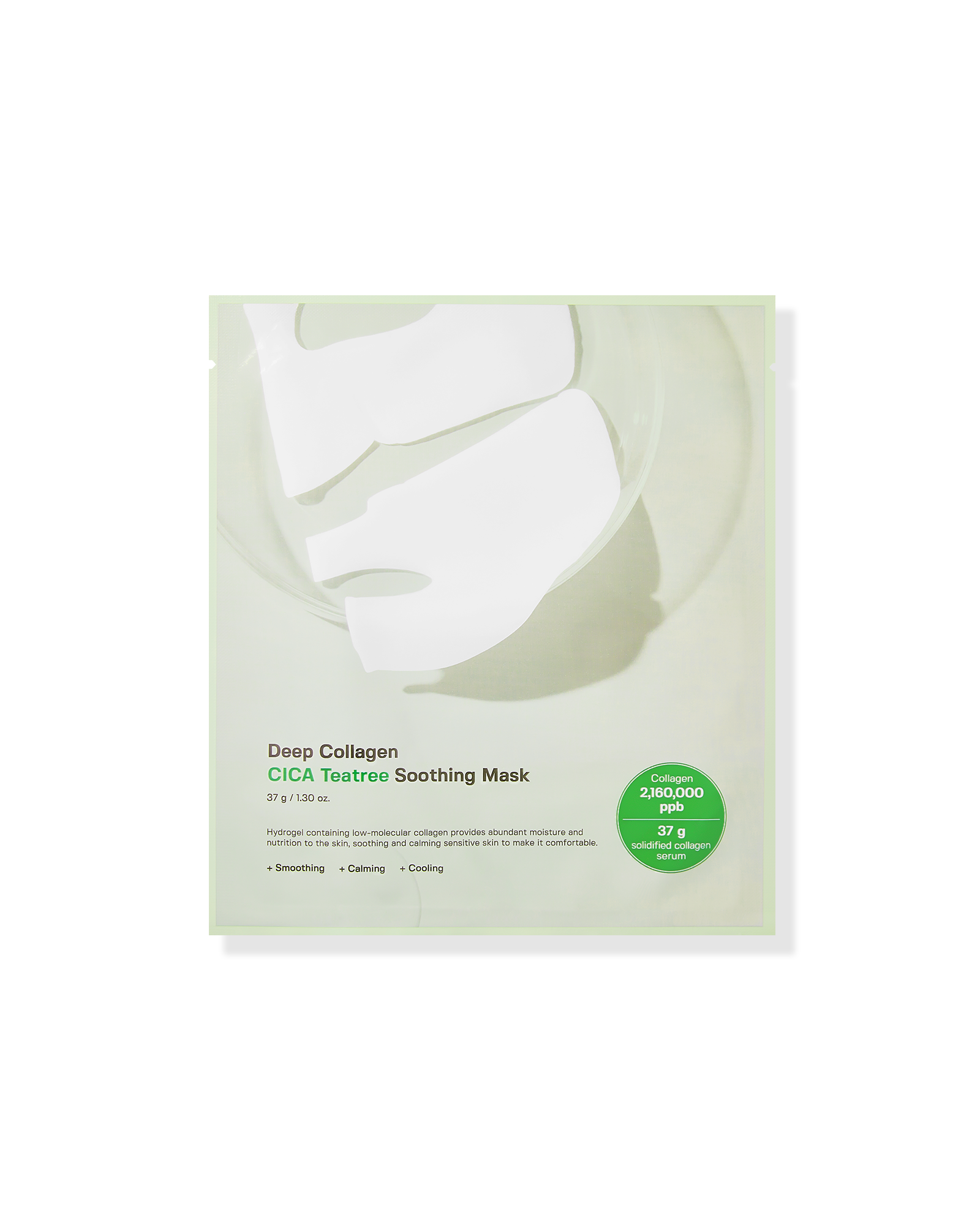 Deep Collagen Cica Teatree Soothing Mask (4pcs)