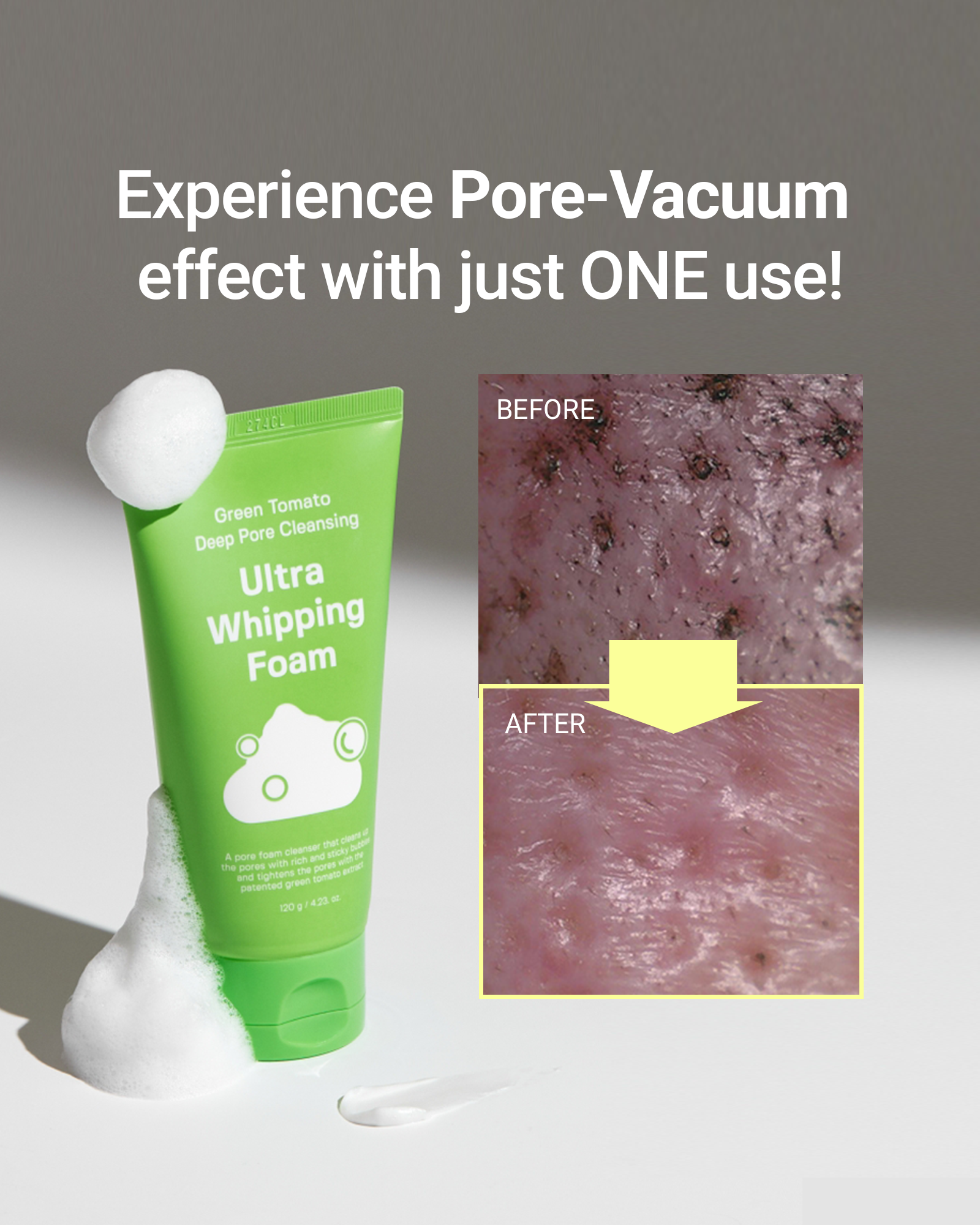 Green Tomato Deep Pore Cleansing Ultra Whipping Foam