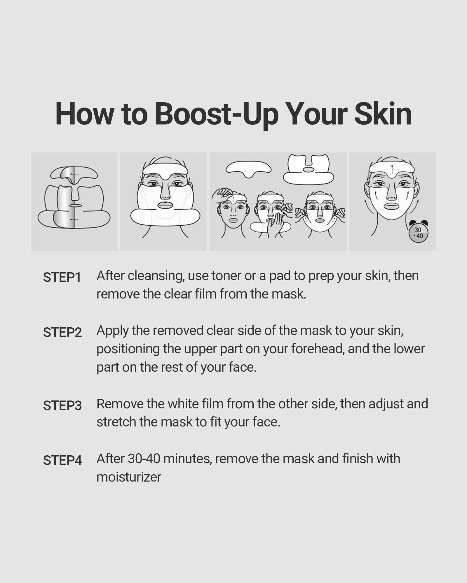 Deep Collagen Retinol Tension Boost Up Mask (4pcs)