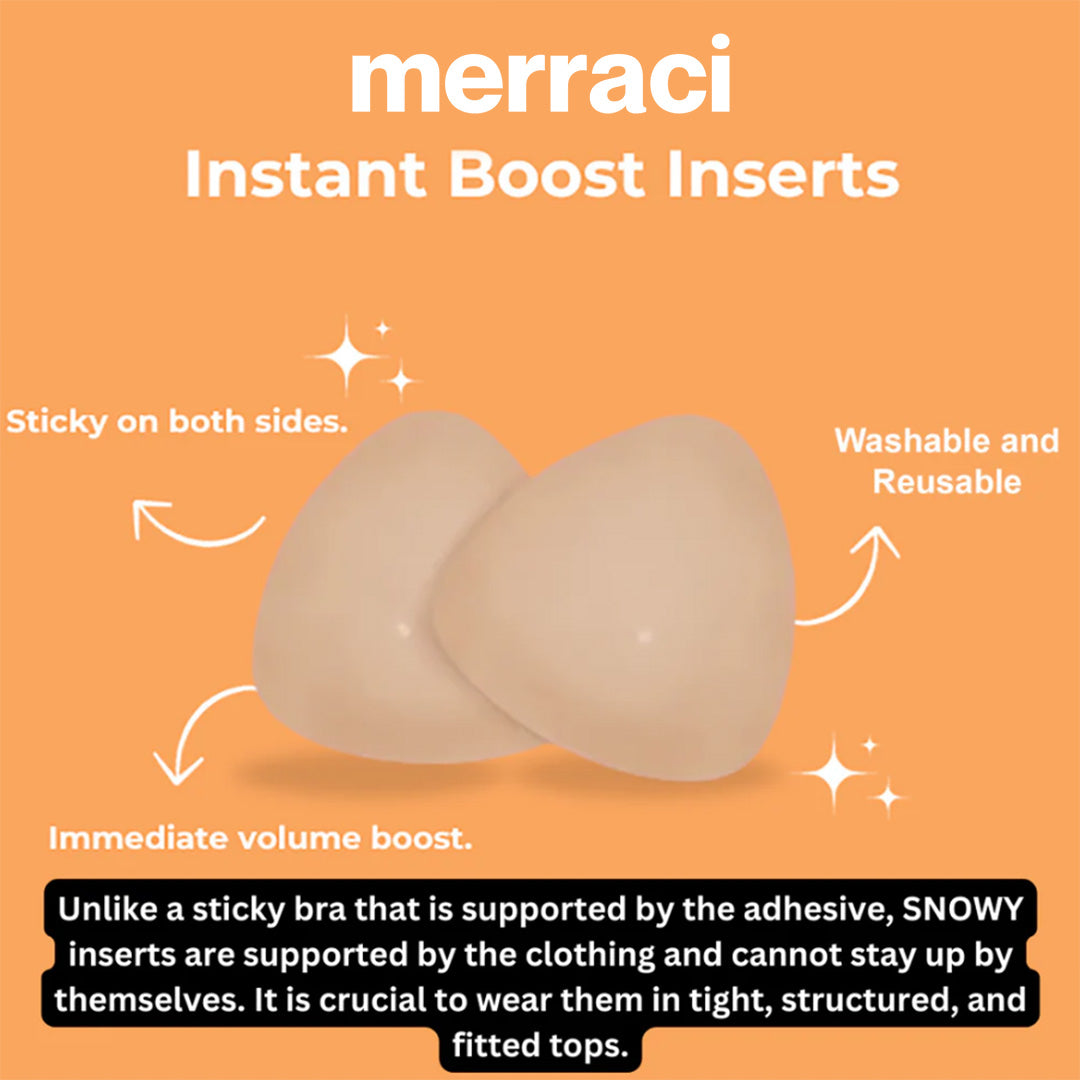 Merraci™ Sticky Inserts - Instant Boost Non-Adhesive Nip Covers