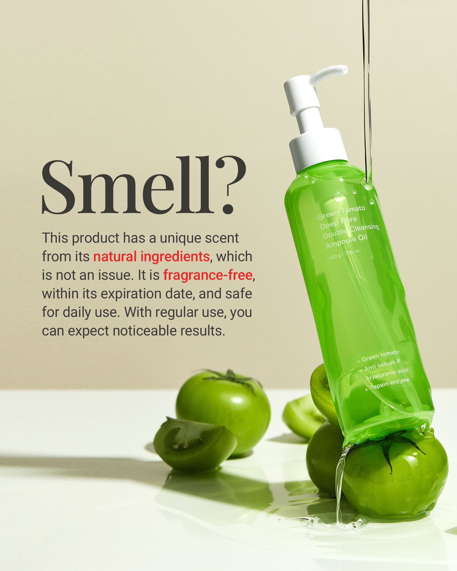 Green Tomato Double Cleansing Ampoule Oil